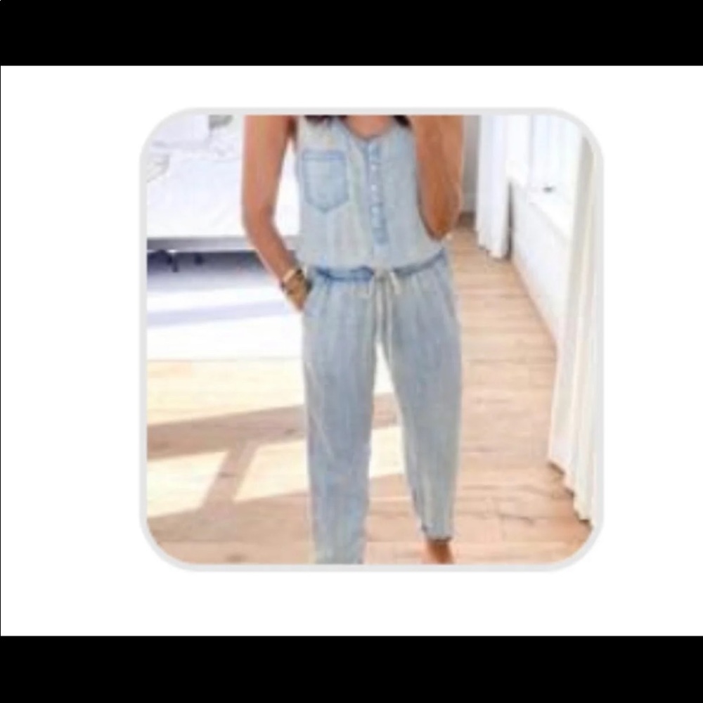 Cute denim chambray jumper.